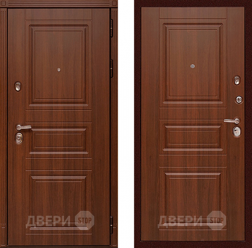 Входная металлическая Дверь Сударь МД-25 Орех бренди