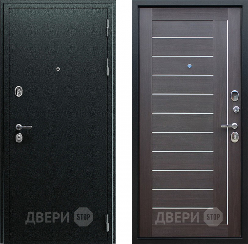 Входная металлическая Дверь АСД Соло Орех рифленый