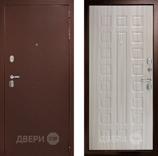 Входная металлическая Дверь Дверной Континент Рубикон - 1 Сандал Белый