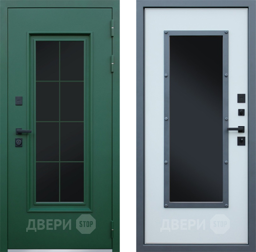Дверь АСД Терморазрыв Олимп с окном и английской решеткой