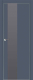 Межкомнатная дверь ProfilDoors 5E Антрацит (серебряный лак)