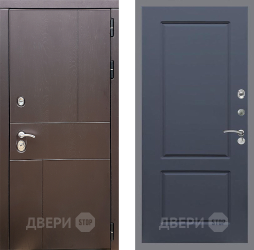 Дверь Стоп УРБАН ФЛ-117 Силк титан