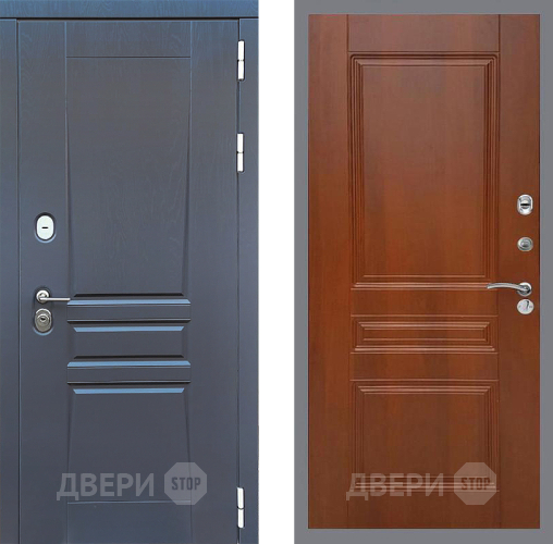 Дверь Стоп ПЛАТИНУМ ФЛ-243 Итальянский орех
