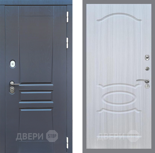 Дверь Стоп ПЛАТИНУМ ФЛ-128 Сандал белый