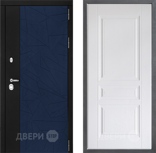 Дверь Дверной континент ДК-9 ФЛ-243 Альберо Браш серебро
