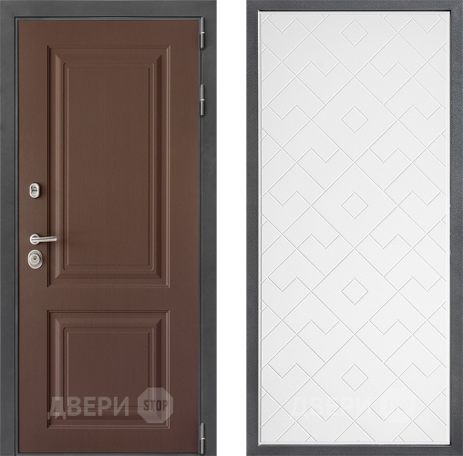 Дверь Дверной континент ДК-3/729 ФЛ-Тиффани Белый софт