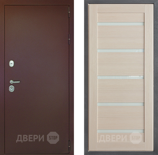 Дверь Дверной континент Рубикон Медь Дизайн ФЛ-47 Капучино