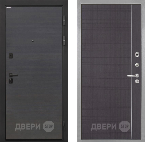Дверь Интекрон (INTECRON) Профит Black Эковенге В-07 с молдингом Венге