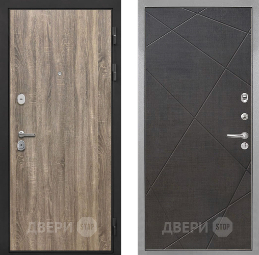 Дверь Интекрон (INTECRON) Гектор Дуб Турин Лучи-М Венге распил кофе