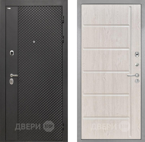 Дверь Интекрон (INTECRON) Олимпия Black 4К ФЛ-102 Сосна белая