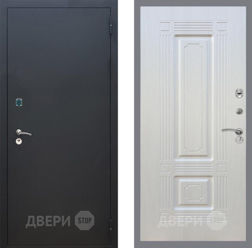 Дверь Рекс (REX) 1A Черный Муар FL-2 Лиственница беж