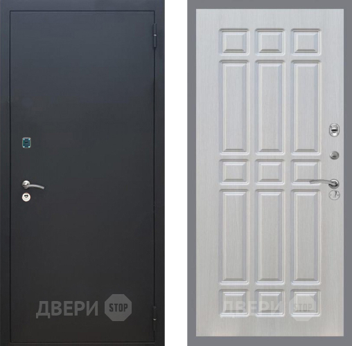 Дверь Рекс (REX) 1A Черный Муар FL-33 Лиственница беж