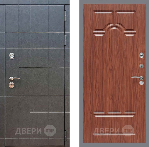 Дверь Рекс (REX) 21 FL-58 орех тисненый